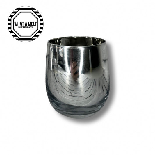 Silver Small Rounded Candle